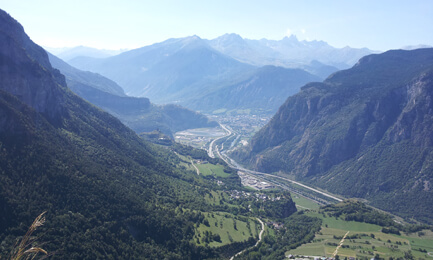 Foto uit de regio Franse Alpen