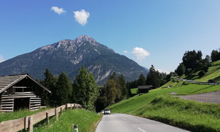 Foto uit de regio Oostenrijkse Alpen