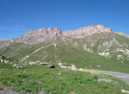 Uitzicht tijdens Marmotton